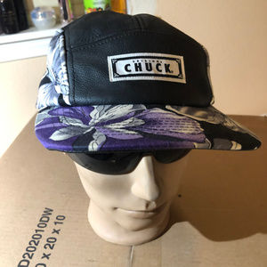 Chuck Men's Leather/Fabric Cap Size One